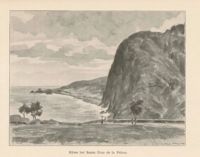 Vistas de Santa Cruz de La Palma desde Calcinas.